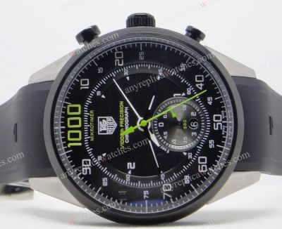 Tag Heuer Replica Watch Mikrotimer Flying 1000 GMT Black & Green